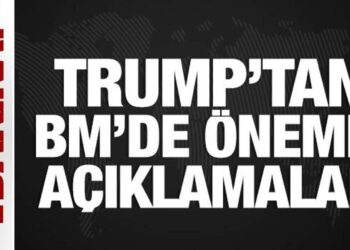 Donal Trump, BM Genel Kurulu’nda konuşuyor