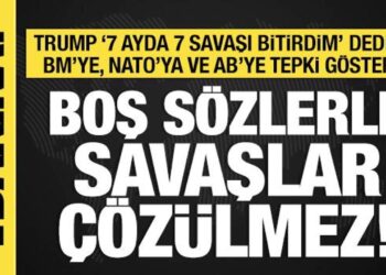 Donal Trump’tan BM’ye, NATO’ya ve AB’ye tepki: Boş sözlerle savaşlar çözülmez!