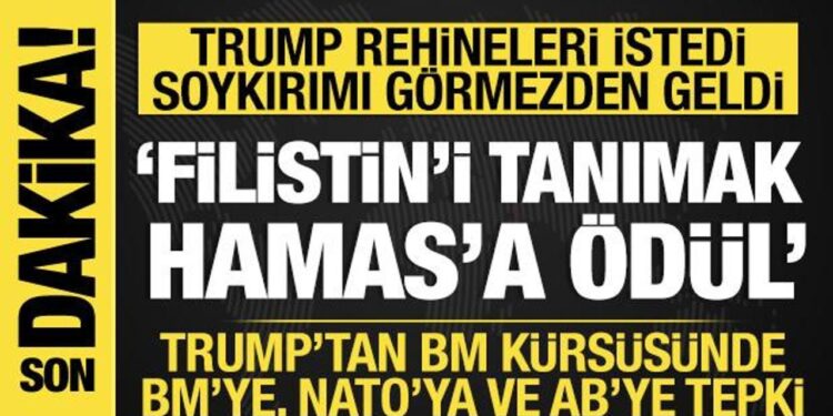 Donald Trump, Gazze’deki soykırımı görmezden geldi! Rehineleri istedi