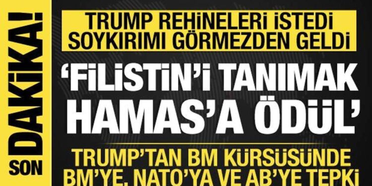 Donald Trump, Gazze’deki soykırımı görmezden geldi! Rehineleri istedi