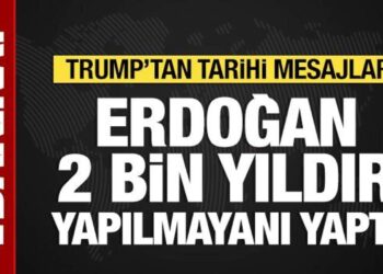 Donald Trump: Suriye’deki başarının sorumlusu Erdoğan