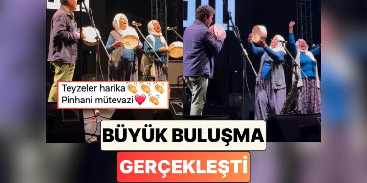 “Dünyadan Uzak” Şarkısıyla Meşhur Olan Delbekçi Teyzeler Pinhani’nin Fethiye’deki Sahnesine Konuk Oldu