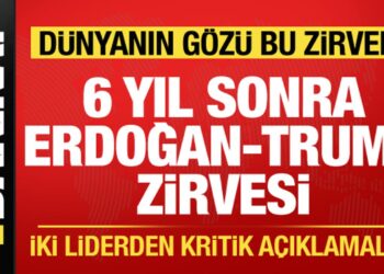 Dünyanın gözü bu zirvede! Erdoğan-Trump Beyaz Saray’da bir araya geldi