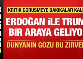 Dünyanın gözü bu zirvede! Erdoğan-Trump görüşmesine dakikalar kaldı