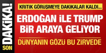 Dünyanın gözü bu zirvede! Erdoğan-Trump görüşmesine dakikalar kaldı