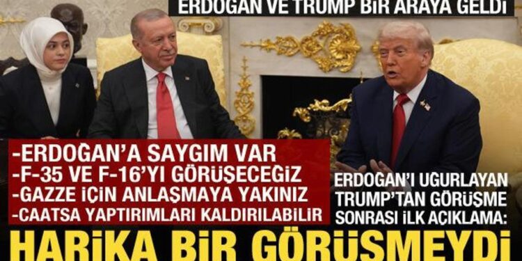 Dünyanın gözü bu zirveye kilitlendi! Erdoğan-Trump görüşmesi bitti: Trump’tan açıklama!