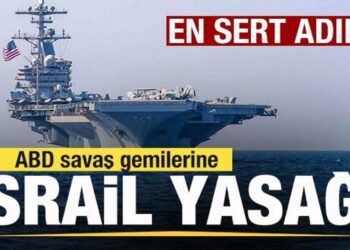 En sert adım! ABD askeri uçak ve savaş gemilerine İsrail yasağı!