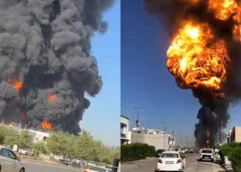 Erbil’de benzin istasyonunda yangın ve patlama: 7 yaralı