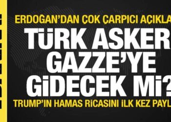 Erdoğan’dan çarpıcı açıklama! Türk askeri Gazze’ye gidecek mi?