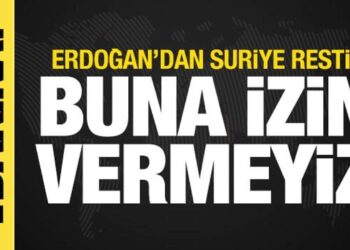Erdoğan’dan İsrail’e Suriye resti: Buna izin vermeyiz