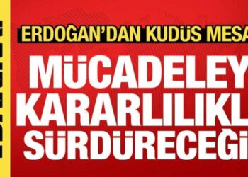 Erdoğan’dan Kudüs’ün fethi paylaşımı: Mücadeleyi kararlılıkla sürdüreceğiz
