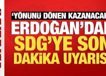 Erdoğan’dan SDG’ye son dakika uyarısı: Acziyet olarak asla algılanmamalı!