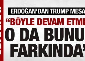 Erdoğan’dan Trump mesajı: ‘Kendisi de bunun böyle devam etmeyeceğinin farkında’