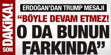 Erdoğan’dan Trump mesajı: ‘Kendisi de bunun böyle devam etmeyeceğinin farkında’