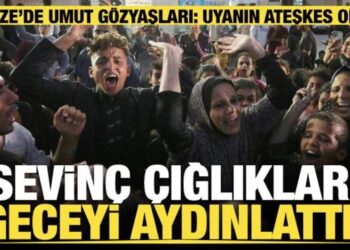 Gazze bu kez ateşkes için ayakta! Sevinç kameralara böyle yansıdı!