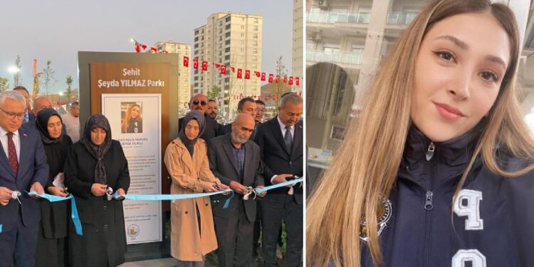 Geçtiğimiz yıl şehit edilmişti! Şeyda Yılmaz’ın ismi parka verildi