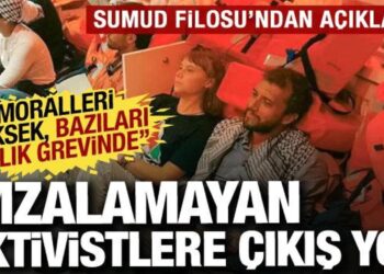 Global Sumud Filosu’ndan açıklama: Aktivistlerin İsrail’deki durumu belli oldu!