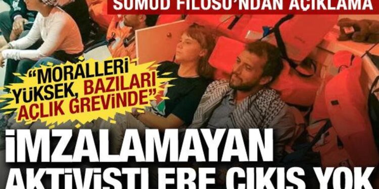 Global Sumud Filosu’ndan açıklama: Aktivistlerin İsrail’deki durumu belli oldu!