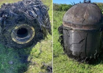 Gökten tarlaya düştü, esrarengiz cisim harekete geçirdi!