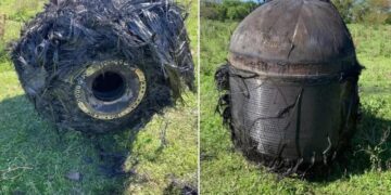 Gökten tarlaya düştü, esrarengiz cisim harekete geçirdi!