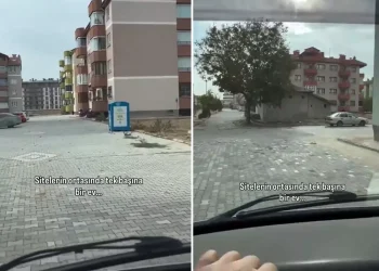 Sitenin İçindeki Tek Ev Herkesi Hayrete Düşürdü