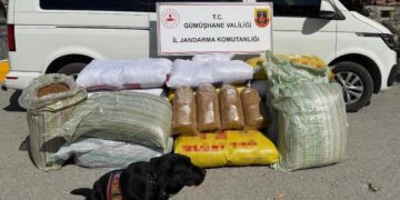 Gümüşhane’de operasyon: 530 kilo ele geçirildi