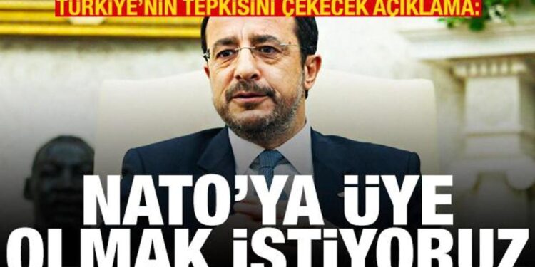 Güney Kıbrıs’tan NATO’ya girme isteği