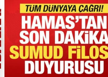 Hamas’tan son dakika Sumud Filosu ve İsrail duyurusu! Tüm dünyaya çağrı
