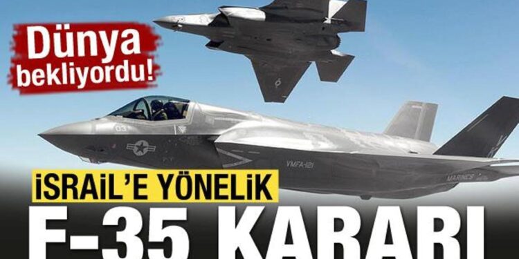 Hollanda’dan İsrail’e yönelik F-35 kararı!