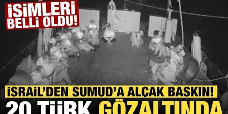 İşgalci İsrail’den Sumud Filosu’na müdahale: 20 Türk gözaltına alındı!