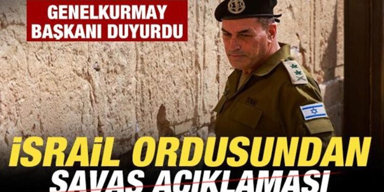 İsrail ordusu son dakika duyurdu! Beklenmedik savaş açıklaması