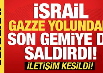 İsrail’den canlı yayında Marinette gemisine saldırı!