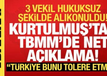 İsrail’in 3 vekili alıkoyması: Kurtulmuş’tan net açıklama! ‘Türkiye bunu tolere etmez’