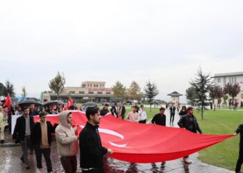 İsrail’in katliamları 2 yıldır sürüyor! İZÜ’den Gazze protestosu