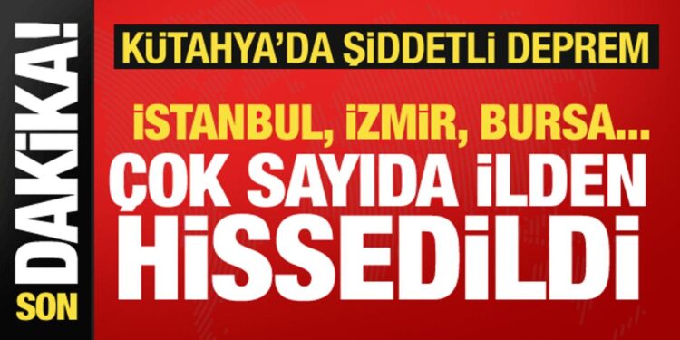İstanbul’da hissedilen deprem oldu!