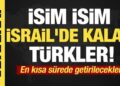 İşte İsrail’de kalan Türk aktivistler! İsim isim açıklandı!