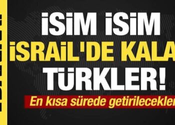 İşte İsrail’de kalan Türk aktivistler! İsim isim açıklandı!
