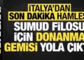 İtalya’dan son dakika kararı: Sumud Filosu için donanma gemisi yola çıktı!