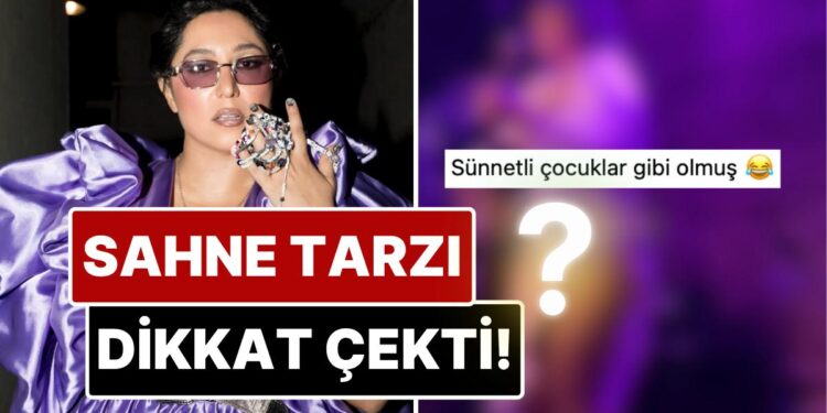 Kalben’in Derin Bacak Dekolteli Sahne Kıyafeti Sosyal Medyada Gündem Yarattı!