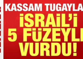 Kassam Tugayları İsrail’i 5 roketle vurdu: Aşdod Limanı hedef alındı!