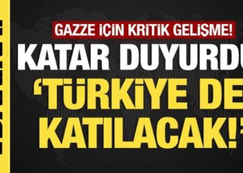 Katar’dan son dakika açıklama…. Arabuluculuk toplantılarına Türkiye de katılacak!
