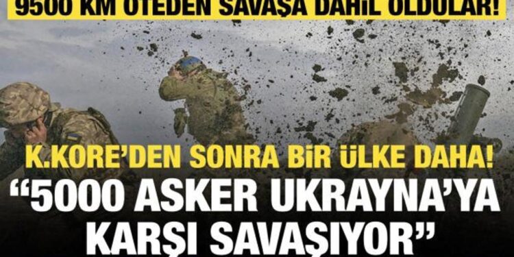 K.Kore’den sonra bir ülke daha! Ukrayna’ya karşı 5000 asker gönderiyor