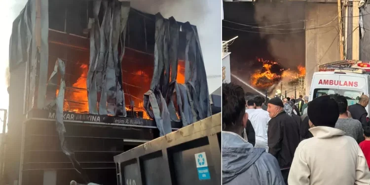 Kocaeli’ndeki Parfüm Deposu Yangınında 6 Ölü