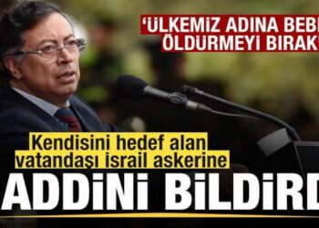 Kolombiya Cumhurbaşkanı Gustavo Petro, İsrail askerine haddini bildirdi
