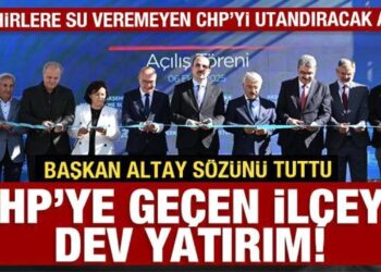 Konya Büyükşehir Akşehir’de 104 km’lik dev içme suyu yatırımını hizmete açtı