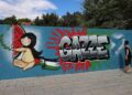 Konya’da gönüllü grafiti sanatçıları “Gazze” için çizdi