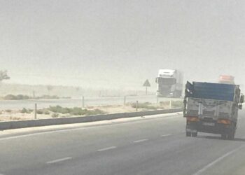 Konya’da kum fırtınası: Görüş mesafesi 20 metreye düştü