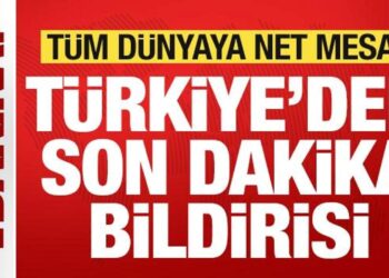Kritik MGK toplantısı sonrası Türkiye’den son dakika bildirisi! Tüm dünyaya mesaj