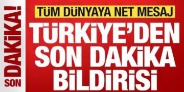 Kritik MGK toplantısı sonrası Türkiye’den son dakika bildirisi! Tüm dünyaya mesaj