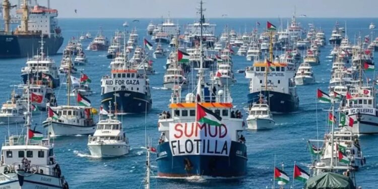 Küresel Sumud Filosu, zorluklara rağmen sarsılmaz bir kararlılıkla devam ediyor